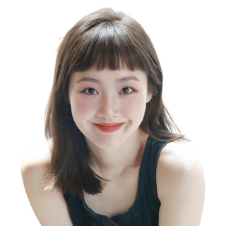 真发眉上刘海假发片女二次元假刘海自然前额刘海发片遮发际线