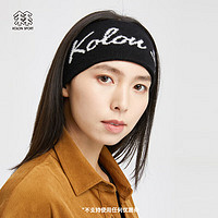 KOLON SPORT可隆头巾男女同款户外运动头带徒步登山露营保暖头巾 LUHB3WT022-BK 黑色 均码