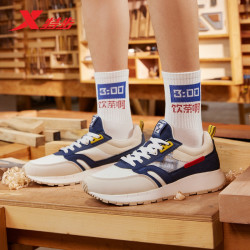 xtep特步溯元丨特步男鞋运动鞋男复古70休闲鞋子男国潮秋季复古老爹鞋