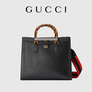 GUCCI古驰Gucci Diana系列竹节中号女士托特包