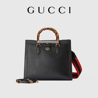 GUCCI古驰Gucci Diana系列竹节中号女士托特包