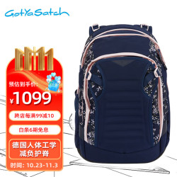 GotYaSatch 戈撒驰 德国品牌进口书包男女初高中大学生减负大容量双肩背书包ergobag 风之花粉