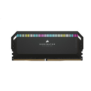 美商海盗船 统治者系列 DDR5 5200MHz RGB 台式机内存 马甲条 黑色 32GB 16GBx2
