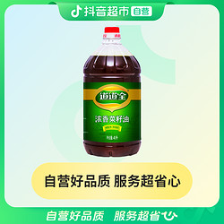 道道全 菜籽油浓香4L×1瓶 压榨 非转基因 食用油 菜油 香味浓厚