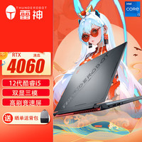  ThundeRobot/雷神 RTX4060满血 游戏本  无机械硬盘 1920*1080 intel i5 灰色 165Hz 512GB 16GB RTX
