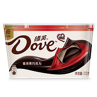 Dove 德芙 香浓黑巧克力 234g