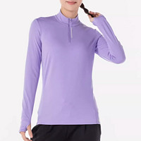 DECATHLON 迪卡侬 TS RUN WARM 女子运动T恤 8394792 香芋紫 L/44