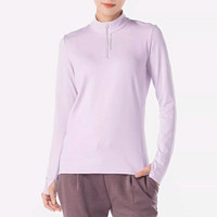 DECATHLON 迪卡侬 TS RUN WARM 女子运动T恤 8394792 薄荷紫 XS/36