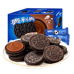 OREO 奥利奥 夹心饼干浓醇巧克力味休闲食品网红零食小包装12包582g