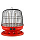  有券的上：AMOI 夏新 鸟笼取暖器 红色基础款 (两档调节)　