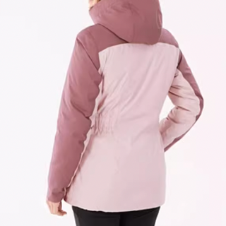 DECATHLON 迪卡侬 女子户外棉服防水外套 839857 石英粉/灰褐色 M