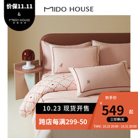 MIDO HOUSE 铭都家居 铭都x爱丽丝100支长绒棉全棉套件四件套 掉进兔子洞1.8m床单款