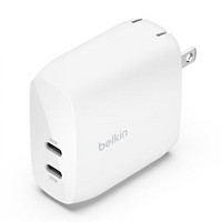 belkin 贝尔金 WCB010  60W 双C口充电器