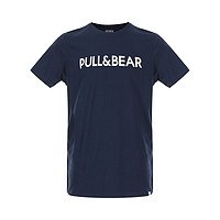 限尺码：PULL&BEAR 男士时髦摩登印花字母短袖T恤