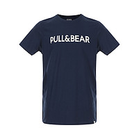 限尺码：PULL&BEAR; 男士时髦摩登印花字母短袖T恤