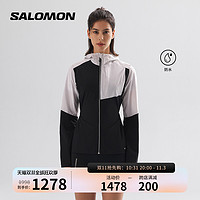 salomon萨洛蒙防水轻量冲锋衣女款春夏可收纳BONATTI TRAIL JKT W