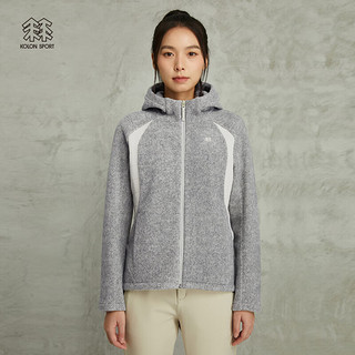 KOLON SPORT/可隆抓绒衣 女子户外透汽运动徒步露营保暖夹克外套【】 LKFJ3WN122-OG 橄榄绿 165/M