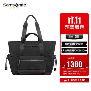 Samsonite 新秀丽 时尚单肩斜挎手提大容量通勤运动百搭15英寸电脑包NR2