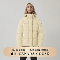 加拿大鹅（Canada Goose）【】Junction女士白标羽绒服休闲外套大鹅羽绒服 2602WW 1207 浅黄色 XS