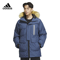 阿迪达斯 （adidas）男子 运动型格系列 FUR DOWN PARKA 羽绒服 IS0367 A/2XL码