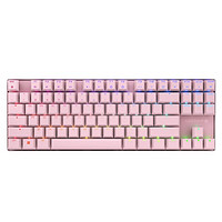 CHERRY 樱桃 MX8.2TKL 87键 2.4G蓝牙 多模机械键盘 粉色 红轴 RGB