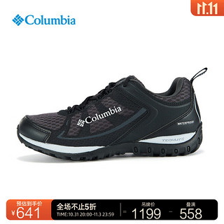 哥伦比亚 户外女士轻盈回弹防水抓地耐磨徒步登山鞋DL5323 011(黑色) 38(24cm)