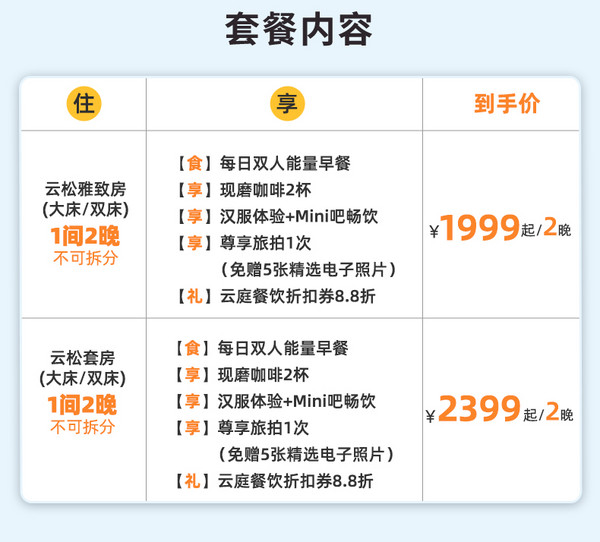 近千年古刹灵隐寺,青山边的禅意居所!杭州九里云松度假酒店云松雅致房连住2晚+双人能量早餐