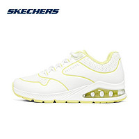 SKECHERS 斯凯奇 夏季新款气垫板鞋休闲透气小白鞋女轻便厚底运动鞋子155629