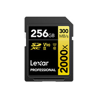 Lexar 雷克沙 [顺丰]雷克沙SD卡256G内存卡高速SDXC大卡数码相机内存卡2000x