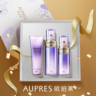 AUPRES 欧珀莱 第五代时光锁丽人套装滋润水170ml+乳130ml+洁面125g 11.11提前购