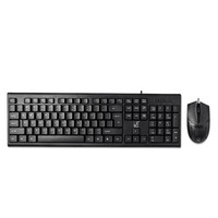 追光豹 有线键盘鼠标套家用办公游戏台式USB接口键盘套装笔记本键盘防水