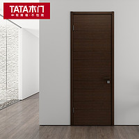 TATA木门 官方油漆木门室内门简约平板房门卧室门推拉门PB002
