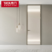 TATA木门 定制厨房卫生间玻璃门铝合金极窄门厕所玻璃浴室门LB102