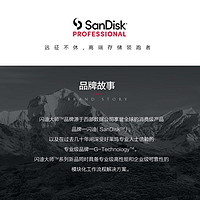 SanDisk professional 闪迪大师 PRO-READER SD 高速传输读卡器 USB兼容Type-C