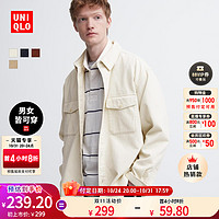 UNIQLO 优衣库 灯芯绒衬衣 460689