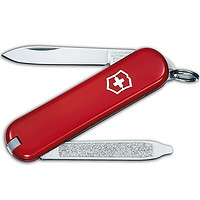 抖音超值购、移动端：VICTORINOX 维氏 军刀瑞士军刀伴随者6项功能户外多功能工具折叠刀红色0.6123