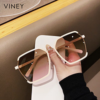抖音超值购：Vinistyle 薇妮 Viney2023新款韩版眼镜大框太阳镜防紫外线遮阳镜遮脸显脸小墨镜