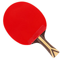 DHS 红双喜 狂飚九星乒乓球拍横拍专业比赛黑檀芳碳攻防H9002