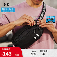 安德玛 UNDERARMOUR）Flex男女同款训练运动健身腰包1364190 黑色002 均码