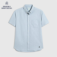 补贴购：Brooks Brothers 牛津纺短袖休闲衬衫 1000097982