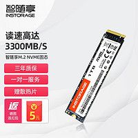 INSTORAGE 智随享 SSD固态硬盘 M.2接口 NVMe协议（PCIe 3.0x4） S300-500G（读2100MB/S）