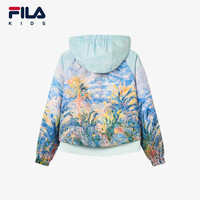 FILA KIDS x 莫奈斐乐童装女童外套儿童时尚连帽上衣