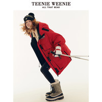 【双11】TeenieWeenie小熊工装风羽绒服保暖外套女秋冬