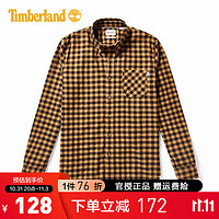 Timberland 男装翻领户外休闲舒适时尚格子衬衫长袖上衣