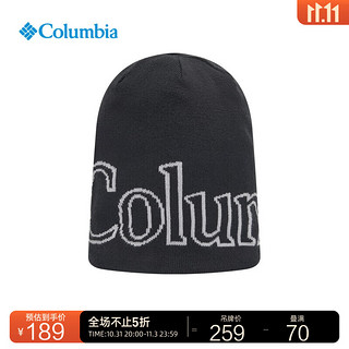 哥伦比亚 户外款保暖可双面戴针织帽CU7368 010 均码