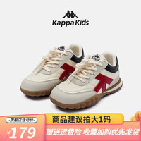 Kappa 卡帕 Kids背靠背 儿童男女童潮流百搭休闲透气运动鞋 拍大一码