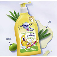 sanosan 哈罗闪 儿童果香型洗发沐浴二合一 400ml