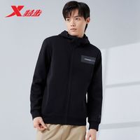 XTEP特步男装夹克秋针织运动跑步休闲上衣外套