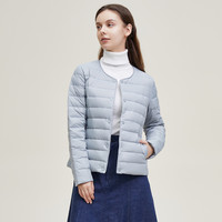 雪中飞 SNOWFLYING 女式保暖内恤外穿内搭居家旅游舒适羽绒服