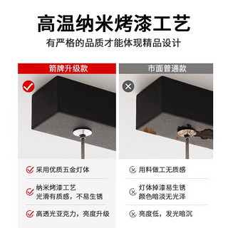 ARROW 箭牌卫浴 箭牌照明 餐厅灯LED吊灯轻奢创意灯饰现代简约灯客厅灯个性餐吊灯 三色调光-48瓦100cm适16平内